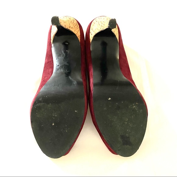 Guess Marciano Suede Peeptoe Heels - Picture 4 of 9